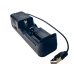 Зарядний пристрій USB 1x14500/18650/26650 HD-132650A 1200mA 4.2В чорний