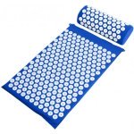 Масажний ортопедичний килимок Медика Acupressure Mat 65 х 41 см з подушкою синій