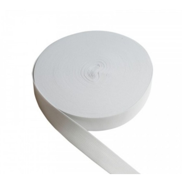 / Резинка Euro Textile ХБ широка, тасьма, еластична, поліестер, 2см, 5м.