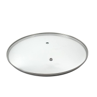 Кришка для посуду Empire EM-9938 Стандарт 26 см скло прозорий