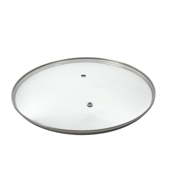 Кришка для посуду Empire EM-9938 Стандарт 26 см скло прозорий