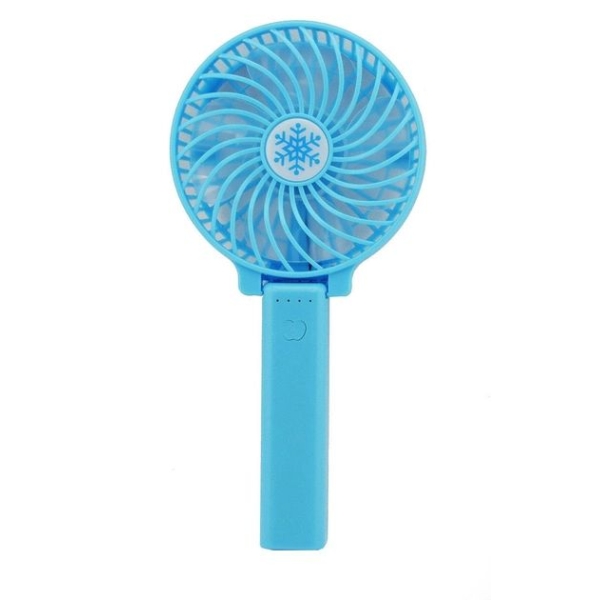 Вентилятор портативний Handy Mini Fan діаметр 10 см блакитний