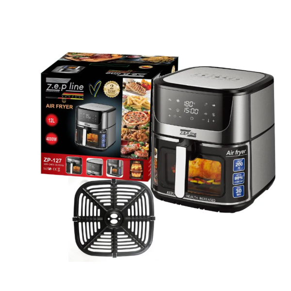 Аерогриль-фритюрниця мультипіч Zepline ZP-127 безмасляна 4000 Вт 12 л