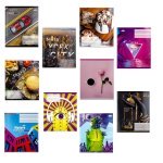 Зошит 48 аркушів клітинка # Бріск ТВ-43 мікс