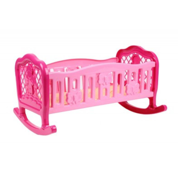 Ігровий набір Ліжко-гойдалка для ляльки Technok Toys 4531 рожевий