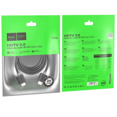 HDTV кабель HOCO US08 HDTV 2.0 male-to-male 4K HD data cable 2m. Black new