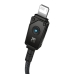 Кабель USB/Apple Lightning 2 м Baseus Unbreakable 2.4 А чорний Кабель USB/Apple Lightning 2 м Baseus Unbreakable 2.4 А чорний