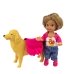 Лялька Friends з собакою та цуценятами шарнірна 12 см