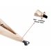 Плойка випрямляч волосся Hair Curling Iron WA-1 2в1 45 Вт золотистий