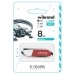 Флеш пам'ять USB 8 GВ Wibrand Aligator USB 2.0 червоний