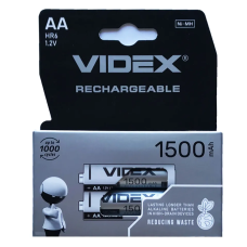 Акумулятор VIDEX R6 1500mAh (передзаряд) new
