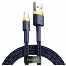 Кабель USB/Apple Lightning 1 м Baseus Cafule Cable 2.4 А синій