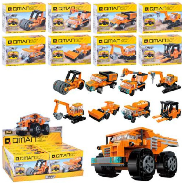 Конструктор QMAN "Будівельна техніка", 42204 Qman new