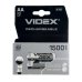 Акумулятор пальчиковий АА VIDEX R6 1500 mAh нікель-металогідридний