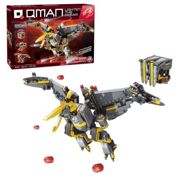 Конструктор Qman 41230 Динозавр 554 деталі
