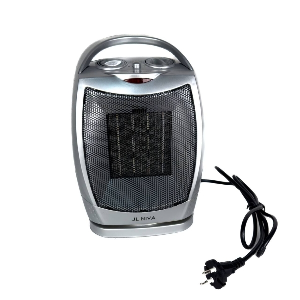 Тепловентилятор обігрівач Niva PTC905а електричний 1500 Вт сріблястий