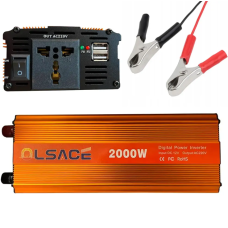 / Перетворювач напруги інвертор OLSACE 2000W 12-220V Power Inverter new