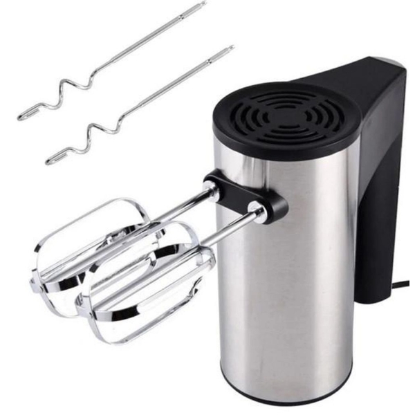 / Міксер ручний занурювальний Rainberg RB-2214 600 Вт, 5 швидкостей з підставкою, метал