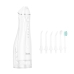 Іригатор HOCO HP63 Electric oral flushing device 6 насадок 300 мл білий Іригатор HOCO HP63 Electric oral flushing device 6 насадок 300 мл білий