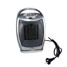 Тепловентилятор обігрівач Niva PTC905а електричний 1500 Вт сріблястий