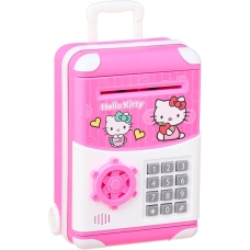 Скарбничка-сейф Валіза Hello Kitty WF-3003HK 20 х 13 см електронна з кодовим замком рожевий