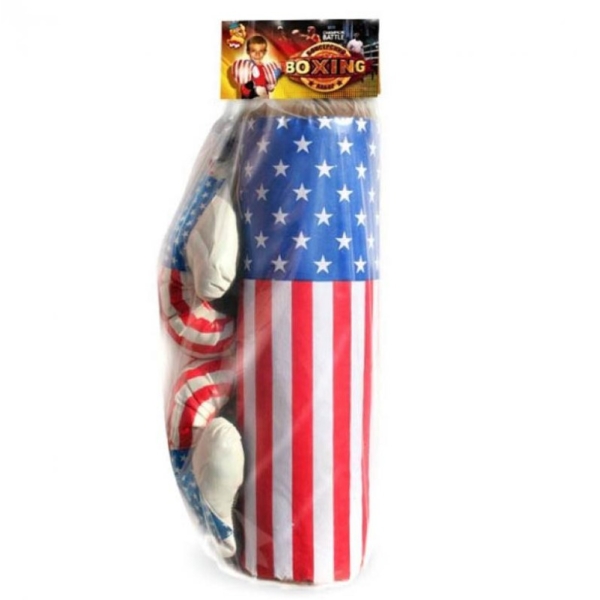Набір боксерський Америка груша рукавички 36 х 13 см