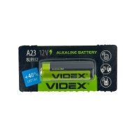 Батарейка циліндрична Videx Alkaline А23 8LR932 лужна