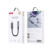 Перехідник Apple Lightning M/3.5 мм AUX F 10 см XO NB-R258C сірий