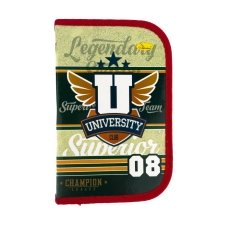 Пенал-книжка Апельсин University Club 19 х 12 см різнобарвний