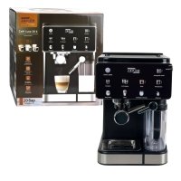 Кавомашина рожкова Zepline ZP-6806 з капучинатором 3000 Вт 2 л чорний зі сріблястим