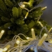 Світлодіодна гірлянда-нитка вулична білий дріт 120 LED Magic Lights ліхтарики 10 м жовтий