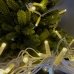 Світлодіодна гірлянда-нитка вулична білий дріт 120 LED Magic Lights ліхтарики 10 м жовтий