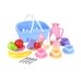 Дитячий ігровий набір 25в1 Кухонний набір Technok Toys 7242 з кошиком блакитний