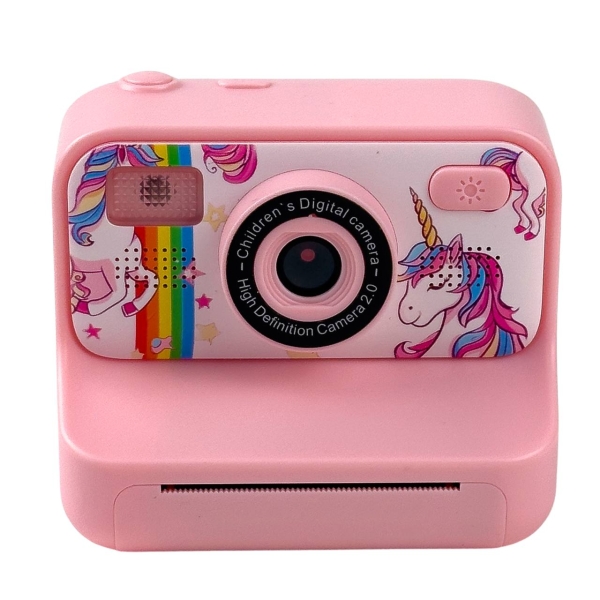 Дитячий цифровий фотоапарат 72978 з друком фотографій рожевий