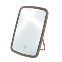 Дзеркало косметичне настільне з LED підсвіткою TVT-11 рожевий