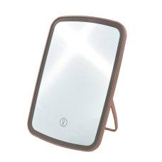 Дзеркало косметичне настільне з LED підсвіткою TVT-11 рожевий