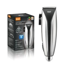 Машинка для стрижки волосся RAF R415 4 насадки сріблястий