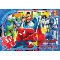 Пазли класичні 35 елементів G-Toys GP-SM900 Людина-павук з постером new