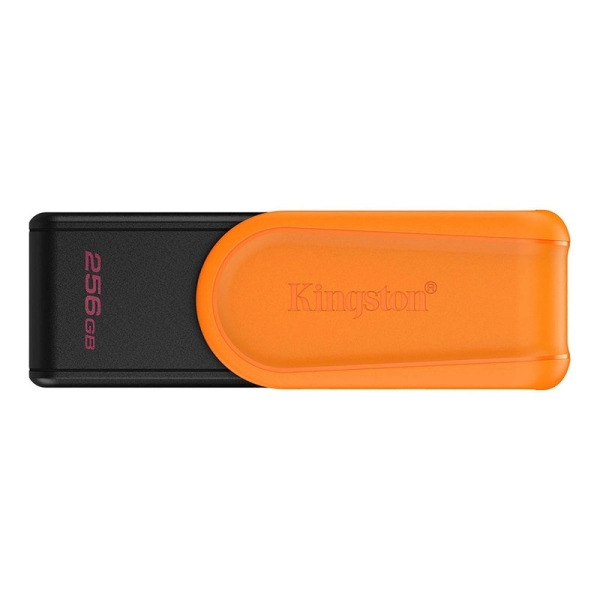 Флеш пам'ять USB 256 GВ Kingston Exodia S USB 3.2 DT чорний з помаранчевим