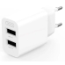 Зарядний блок живлення 2хUSB XO L109 12 W 5V 2.4 A білий