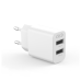 Зарядний блок живлення 2хUSB XO L109 12 W 5V 2.4 A білий
