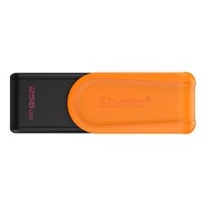 Флеш пам'ять USB 256 GВ Kingston Exodia S USB 3.2 DT чорний з помаранчевим