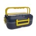 Ланч-бокс електричний універсальний пластиковий DFC-C21 з підігрівом 12V синій з жовтим