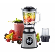 Блендер стаціонарний з чашею 2в1 Zepline ZP-068 подрібнювач+кавомолка 2000 Вт, 1.5л