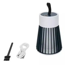 Лампа-пастка для комарів Mosquito Killer Lamp USB білий з чорним