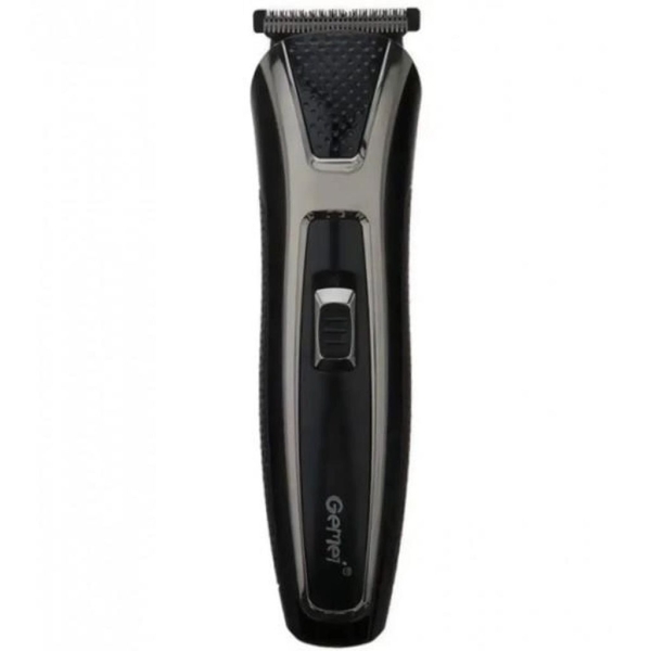 Бездротова машинка для стрижки волосся Gemei GM6067 4 насадки чорний