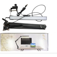 / Настільна лампа складана на прищіпці метал живлення від USB 36 Вт 240 Люмен 3 режими світіння