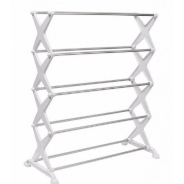 Полиця для взуття 54 х 14 х 66 пластик білий