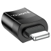 Перехідник Apple Lightning M/USB Type-C F HOCO UA17 чорний