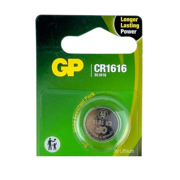 Батарейка кругла (таблетка) GP CR1616 літієва
